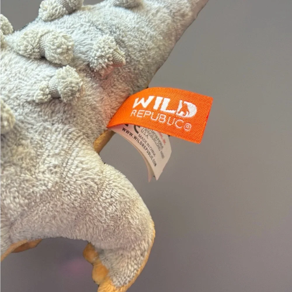Wild Republic Plush Ankylosaurus Dinosaur Stuffed Toy 10”